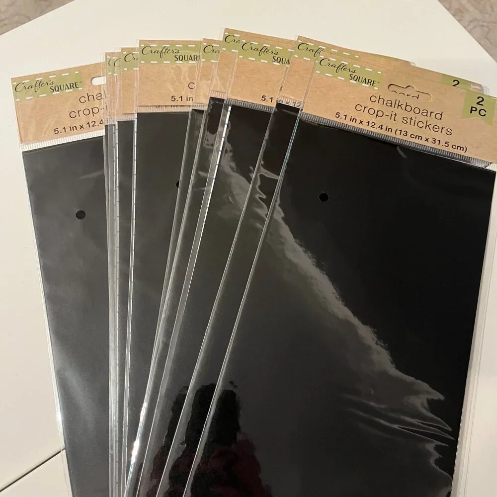 Chalkboard Sheet Stickers (10 packs of 2 sheets Great 4 Teachers NEW -off supp/x